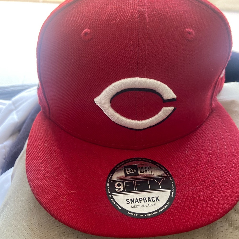 New Era Red 9FIFTY Snapback Cap Cincinnati Reds